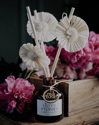 Dyfuzor zapachowy Pink Peonies, zapach różowych piwonii, Lillys Stories