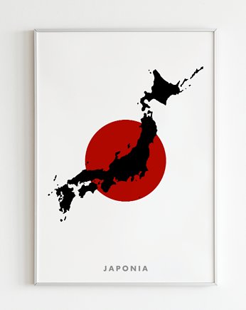 Mapa plakat - Japonia B2 50x70 cm, Mappy Maps