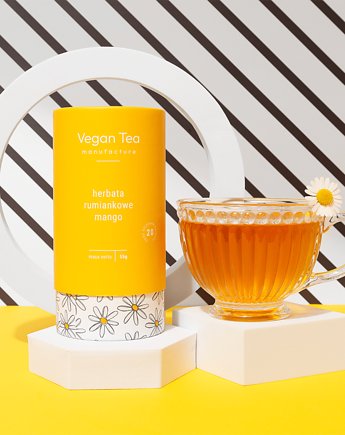 Herbata owocowa Rumiankowe Mango Vegan Tea, OSOBY - Prezent dla babci