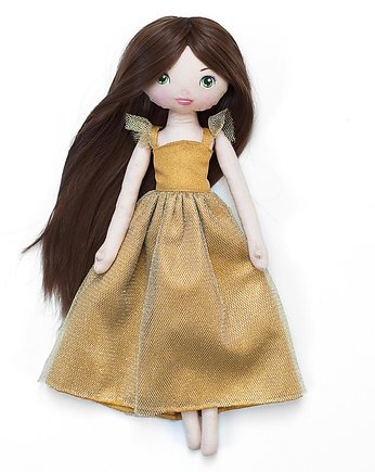 Lalka bawełniana - Złota Księżniczka, MaFee Dolls