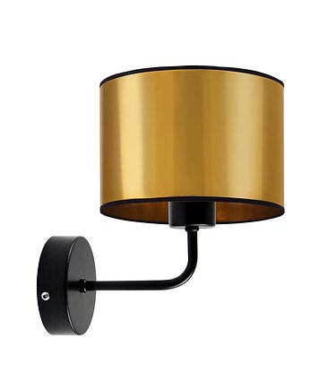 Złoty kinkiet do salonu w stylu industrialnym MODENA MIRROR, LYSNE