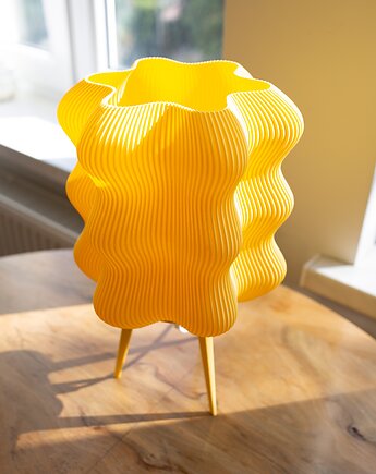 Lampa drukowana 3D w stylu dopamine decor, Kotki Pieski Kwiatki
