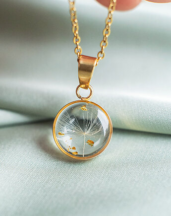 Wisiorek z rzęsek dmuchawca, nature gift