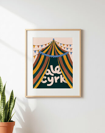 Plakat do pokoju dziecka Ale cyrk, Cudowianki