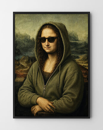 Plakat Mona Lisa w oksach, HOG STUDIO