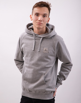 Bluza szara bawełna organiczna GOTS, tree rebel