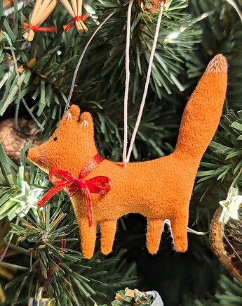 Zabawka na choinkę lisek,lis, Myszka Molly