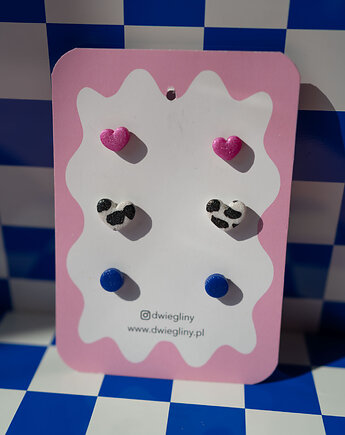 Zestaw 3 par małych sztyftów, Dwie Gliny