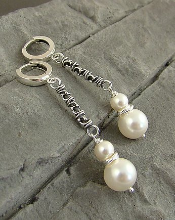Kolczyki Pearls, RayOfArt