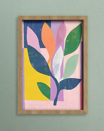 Plakat - Abstract leaves 1, Harry Monkey