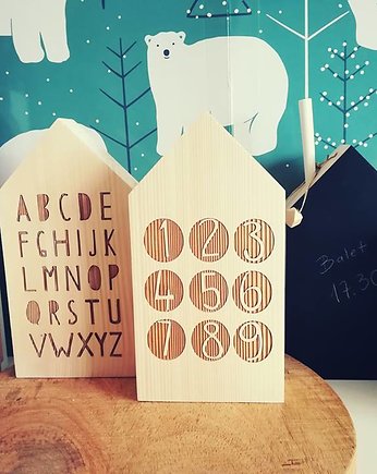 3 domki z alfabetem, Wooden Love