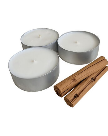 XXL Pure Sandalwood 3 szt. tealight 105g wosk sojowy (dostępne inne zapachy), Coccola JEWELLERY