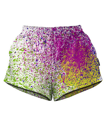Shorty Spodenki Damskie DR.CROW Splatter White, DrCrow