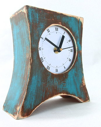 Zegar drewniany Turkus, Clock Wood Studio