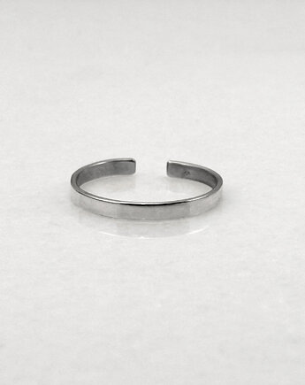 Gładka - srebrna obrączka - różne rozmiary, Caltha