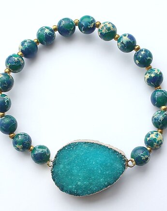 Jaspis oceaniczny i druza agatu, KEIT