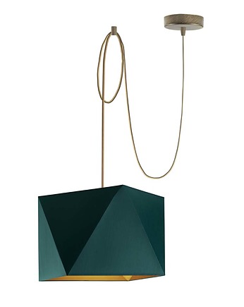 Geometryczna lampa wisząca typu pająk KANO GOLD D1, LYSNE