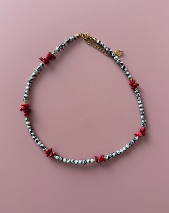 Jaspis dalmatyński i koralowiec, Juicy Beads