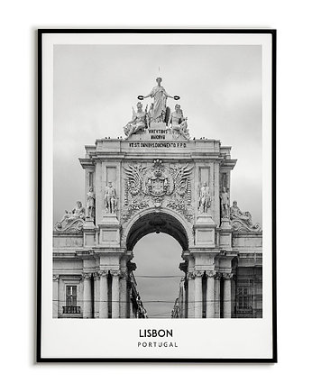 Plakat miasto PORTUGALIA - LIZBONA  obraz, Bajkowe Obrazki