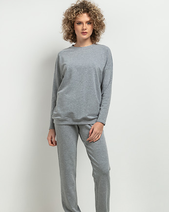 Spodnie dresowe w typie jogger, MMM38, jasnoszare, mala bajka