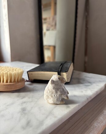 Ceramiczna Figurka Owieczka Kolekcjonerskie Miniaturowe Figurki Owca Desk Buddy, Maison Fragile
