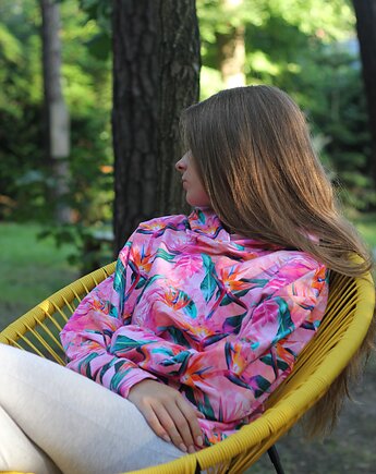 Bluza sterlicje pink, Tęczowa robótka