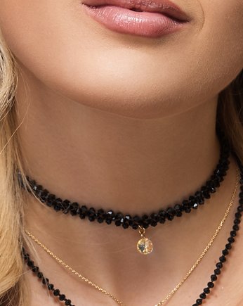 Choker potrójny Black Style, AFRODITTE COLLECTION