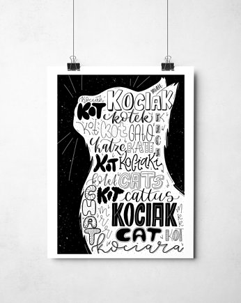 Plakat "Kociara", Pracownia Artystyczna Patki