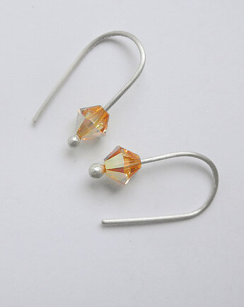 Kolczyki srebrne DIAMENT, Katarzyna Kaminska ART