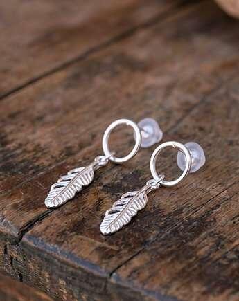 Piórko boho, Ewa Saj  Silver