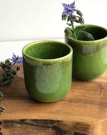 Kubek ceramiczny bez uszka, czarka - Natura, Ceramika Tyka