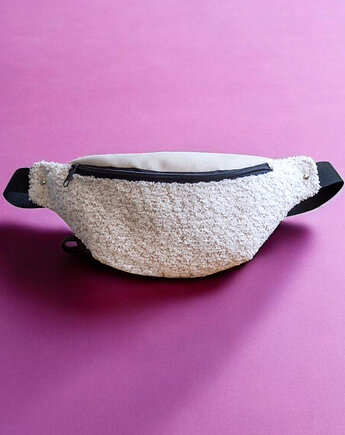 Nerka XL baranek ecru, raspberi