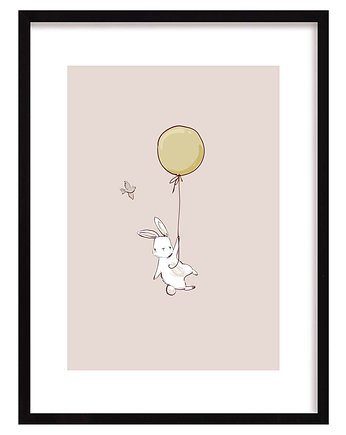Obrazek Bubble Dreams Rabbit II 30x40cm, Yellow Tipi