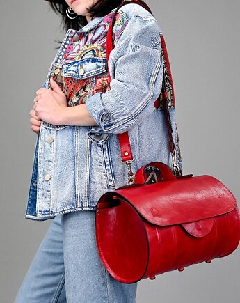 Piękna torebka Meggy w większym rozmiarze - unikalna i oryginalna torebka od, Ladybuq Art Studio