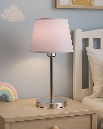 Chromowana lampka nocna dla dzieci z włącznikiem SIENA mix kolorów, LYSNE