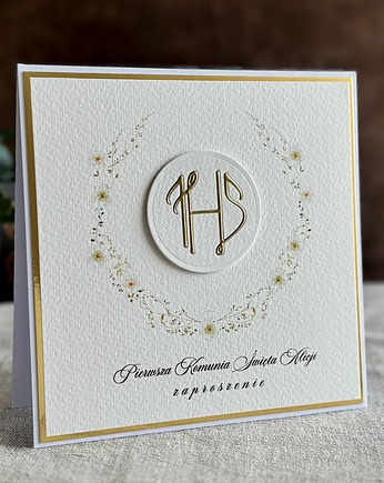 Zaproszenia na komunię, wzór 51, Anna Art and Crafts