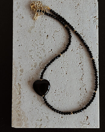 Naszyjnik Onyks Serce, Chmolowska Jewellery