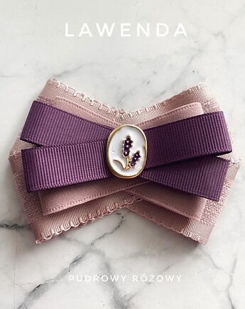 Brosza z kolekcji Lawenda z pięknym medalionem z Lawendą