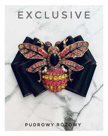 Brosza  z Ogromnym  Owadem  Exclusive  1 szt NEW, Pudrowy Różowy
