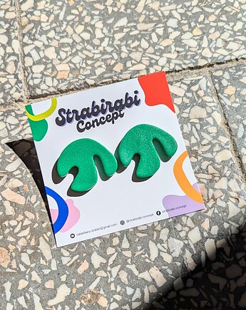 Kolczyki grzybki zielony, Strabirabi