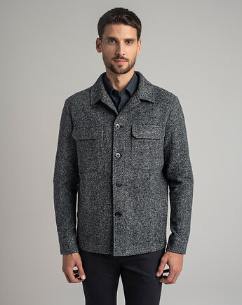 Overshirt koszula wierzchnia orotelli granatowa, BORGIO