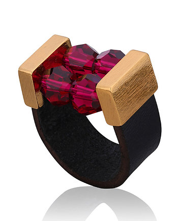 Small Cocktail Ring with Crystals 05, Joccos Design