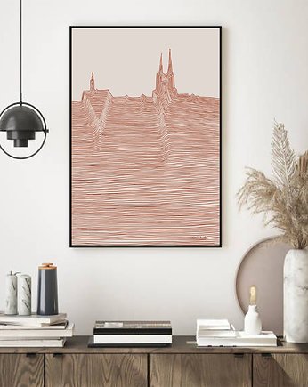 Ostrów / Jesienny Wrocław / Miasto / Grafika, Jola Regeńczuk Art