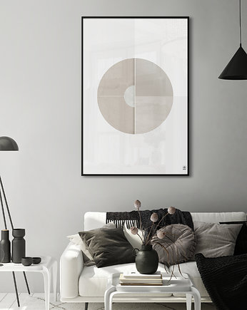 Plakat minimalistyczny, geometryczny, Futuro Design