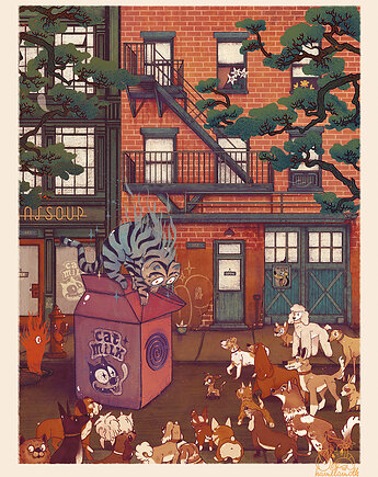 Plakat Cat Soup, kamilamoth