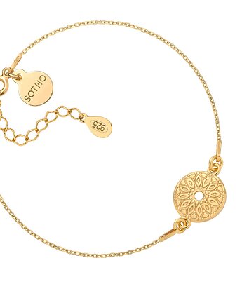 Złota bransoletka z medalionem, SOTHO
