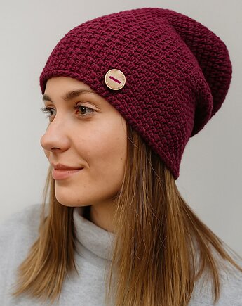 Czapka całoroczna przejściowa cienka bawełna s/m unisex biskupi, splotomaniaa