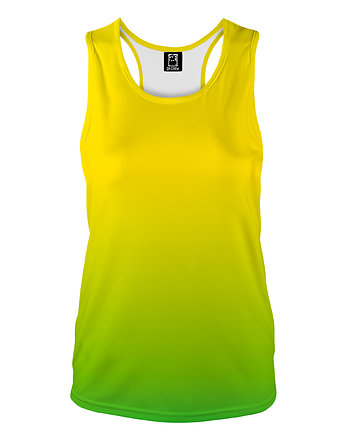 DR.CROW Bokserka Damska Ombre Yellow Green, DrCrow