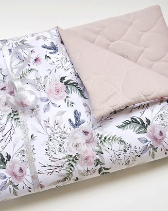 Wyjątkowy kocyk  velvet MAGNOLIE, MOJAMAJA