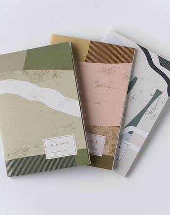 Zestaw 3 notesów A5 - seria ART